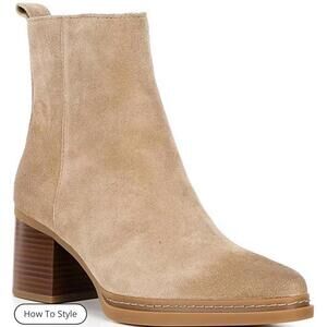 MICHAEL Michael Kors Tan Burnished Leather  Lex Bootie Sz 6